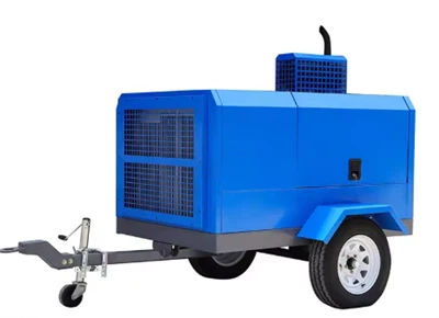 Compresor de aer diesel mobil cu șurub de 37 kW/55 kW de calitate fină